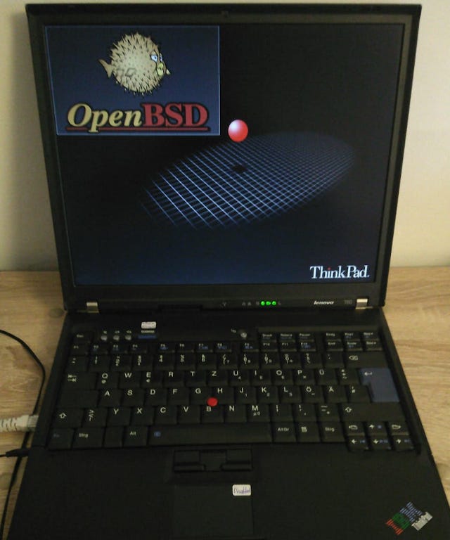 ThinkPad T60 mit OpenBSD